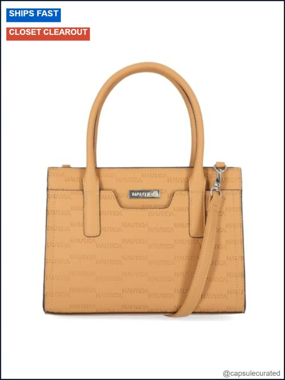 Vegan Leather Satchel Bag Crossbody Purse Women's Top Handle